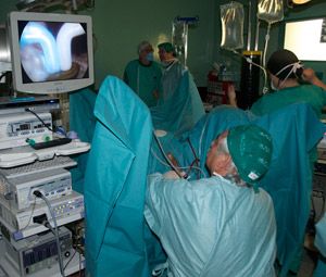 Durante la vaporización prostática plasmakinética Dr Gil-Vernet